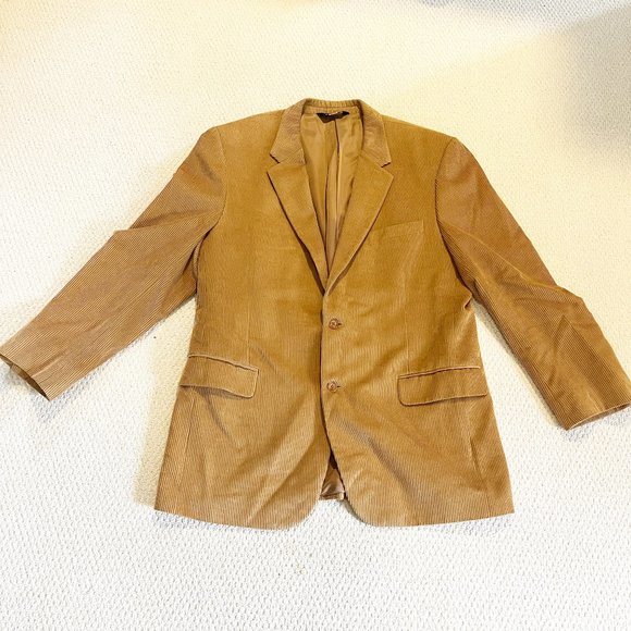 Jos A Bank Tan Corduroy Blazer - Picture 1 of 2